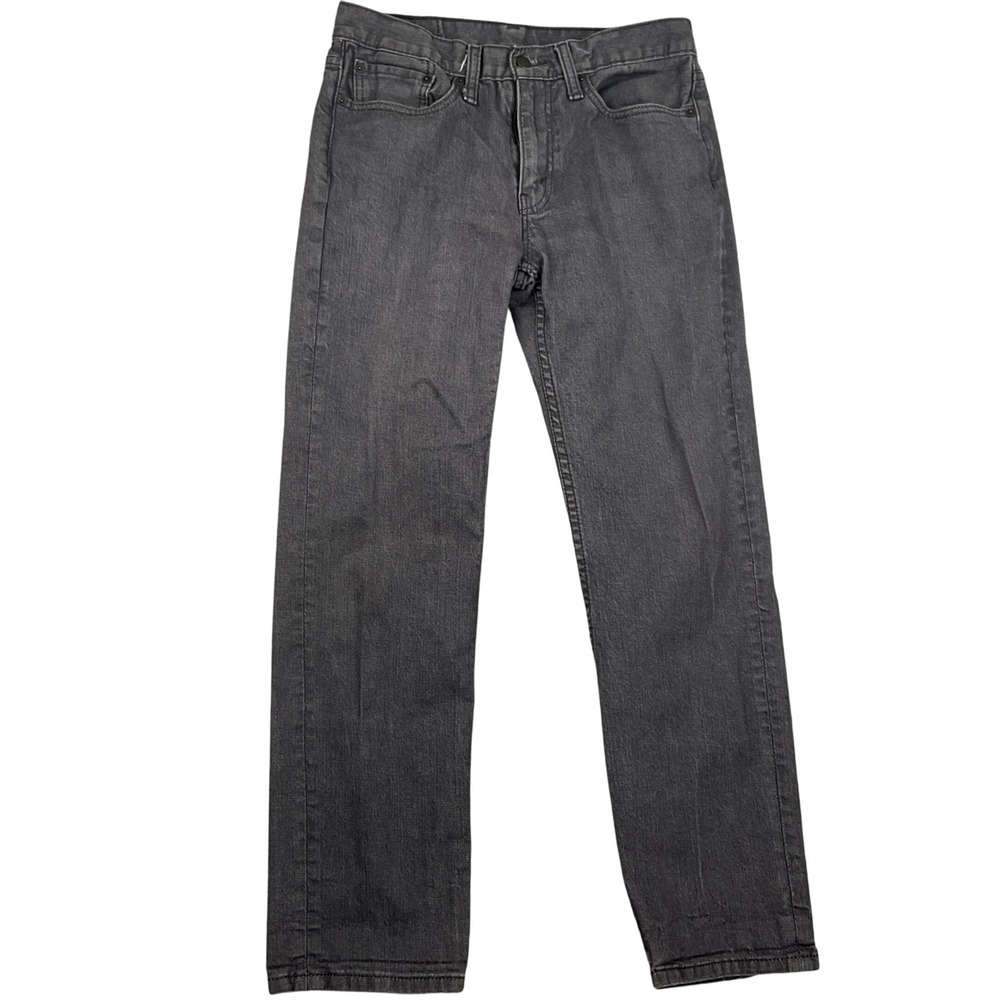 Levis 511 Jeans Mens W32 L32 Dark Gray Slim Fit Neutral Streetwear Stretch Denim